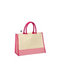 Τσάντα θαλάσσης 43 x 30 x 20εκ. (Faubourg)  natural-fuksia